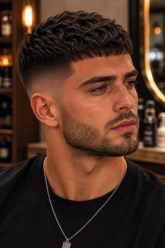 Inspiração de corte french crop